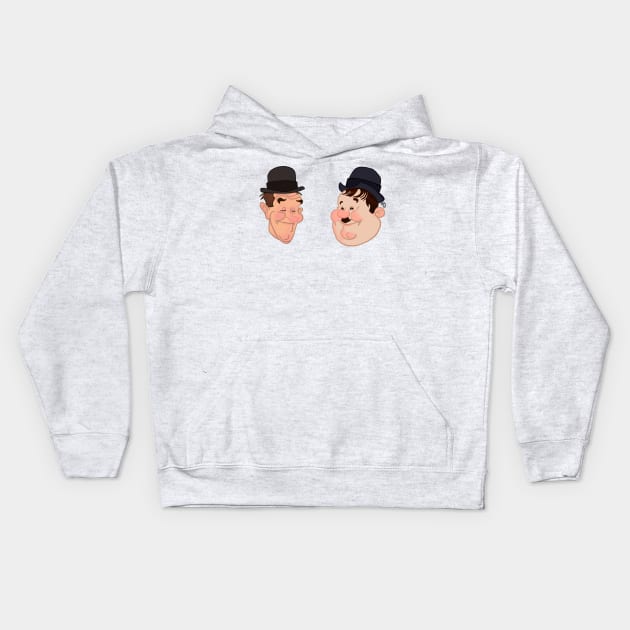 Stan & Ollie Kids Hoodie by TristanYonce